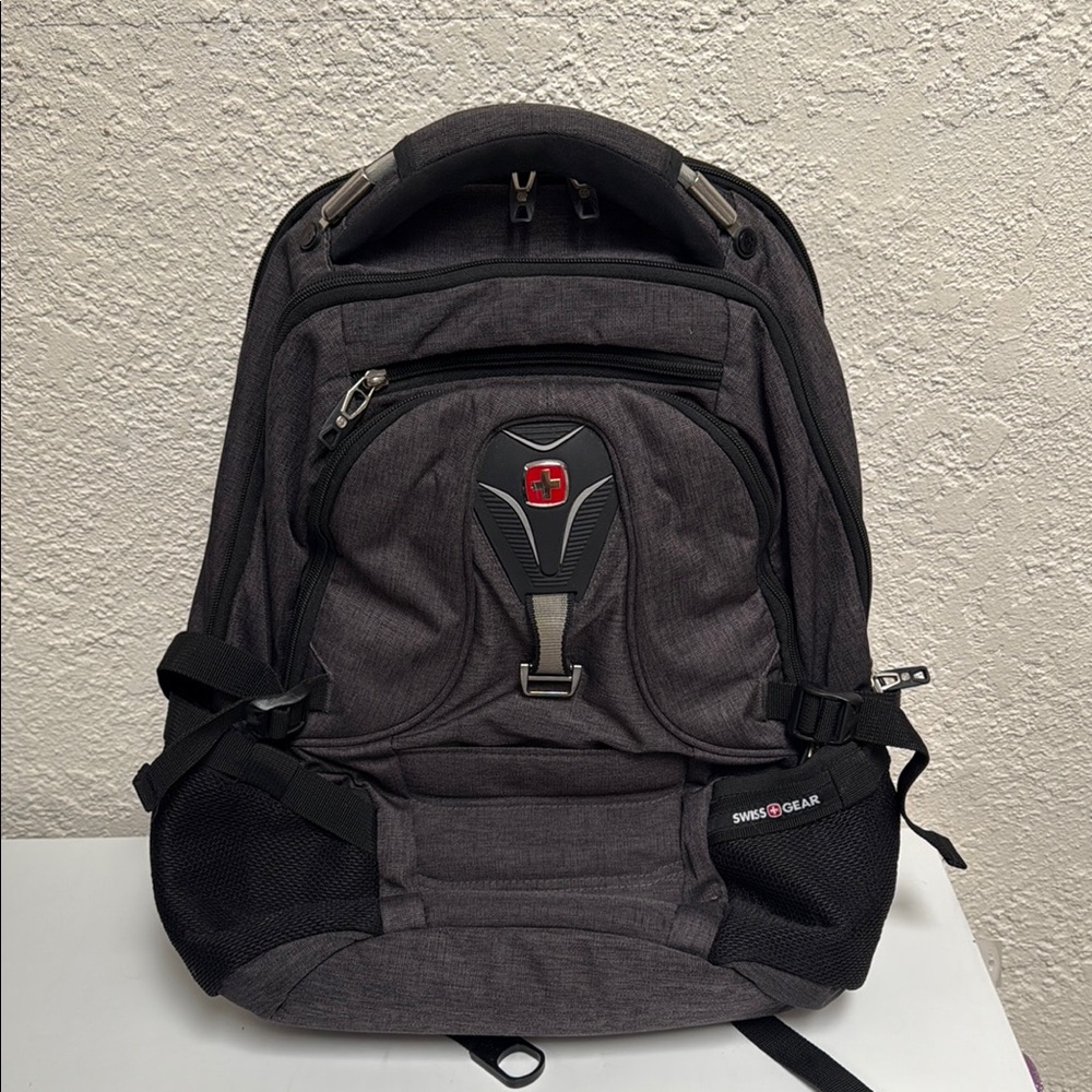 SwissGear - Black and Gray Travel Backpack